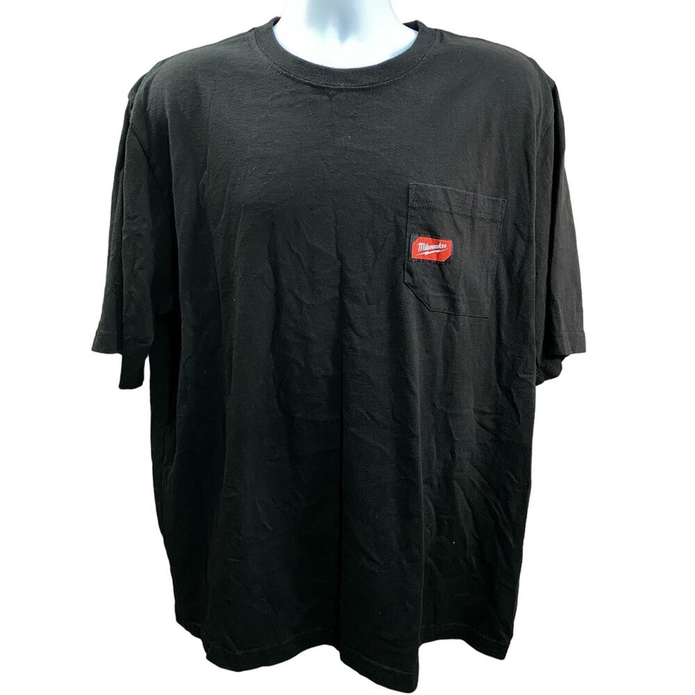 Milwaukee 601 Heavy Duty Pocket Short Sleeve T-Shirt -size XL